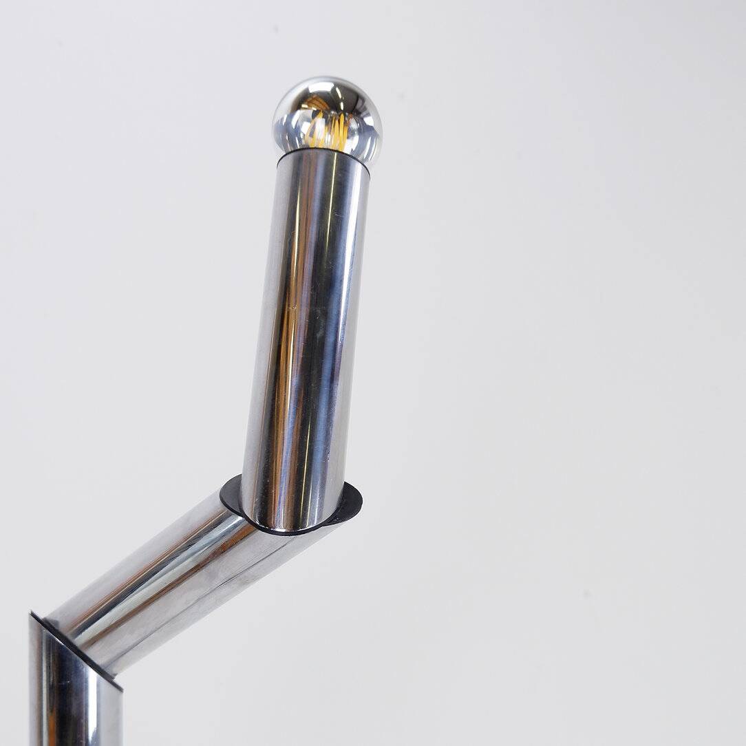Tubular Chrome articulated Floor Lamp - 1970s