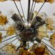 Lustre Spoutnik en verre de Murano