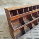 Antique grocery cabinet shop cabinet pine compartment unit 230 cm