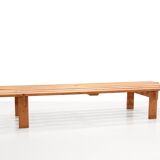 Pine slatted bench by Ole Nielsen