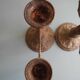 Pair of candlesticks gada vintage deco candlesticks
