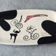 Elongated platter signed Thomas Buxó, Atzana workshop, modernist ceramics