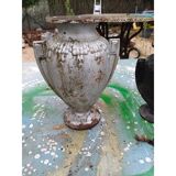 3 cast iron vases from 1900 from Charleville-Mézières