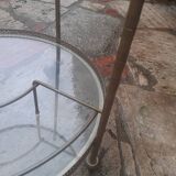 Brass rolling trolley