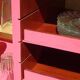 Petit meuble vintage en noyer