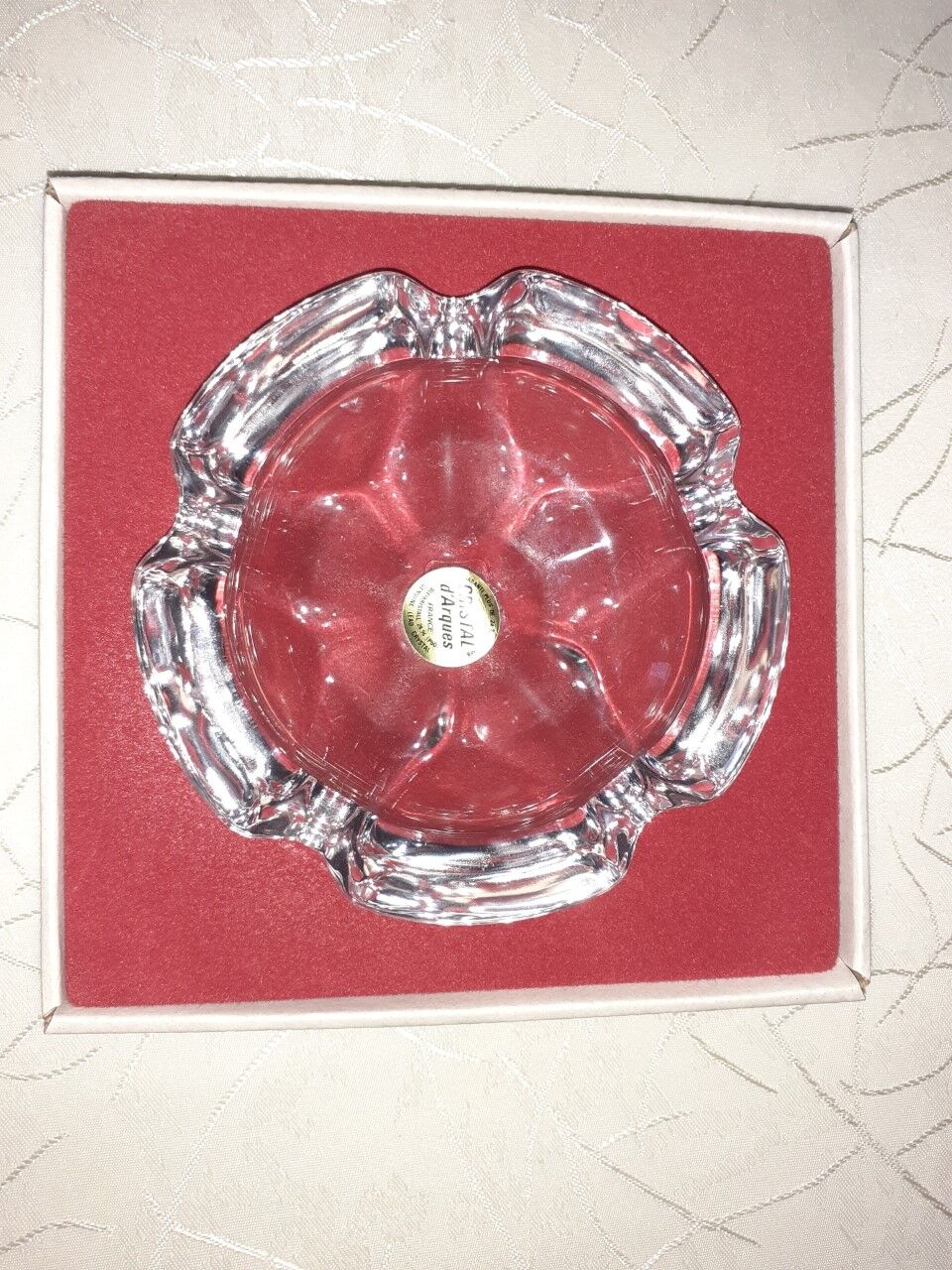 Arques crystal ashtray
