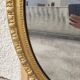 Miroir medaillon dore du xix ème siecle