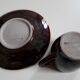 Beauvaisis Warluis 4 cup and sandstone sub-cup set