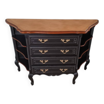 Louis XV style chest of drawers / console