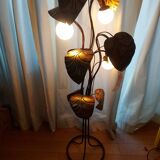 Floor lamp rhubarb leaf 70s