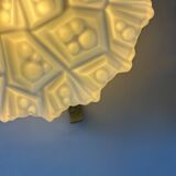 Pair of vintage opaline wall lights, Sweden, 1960s