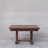 French oak deco dining table