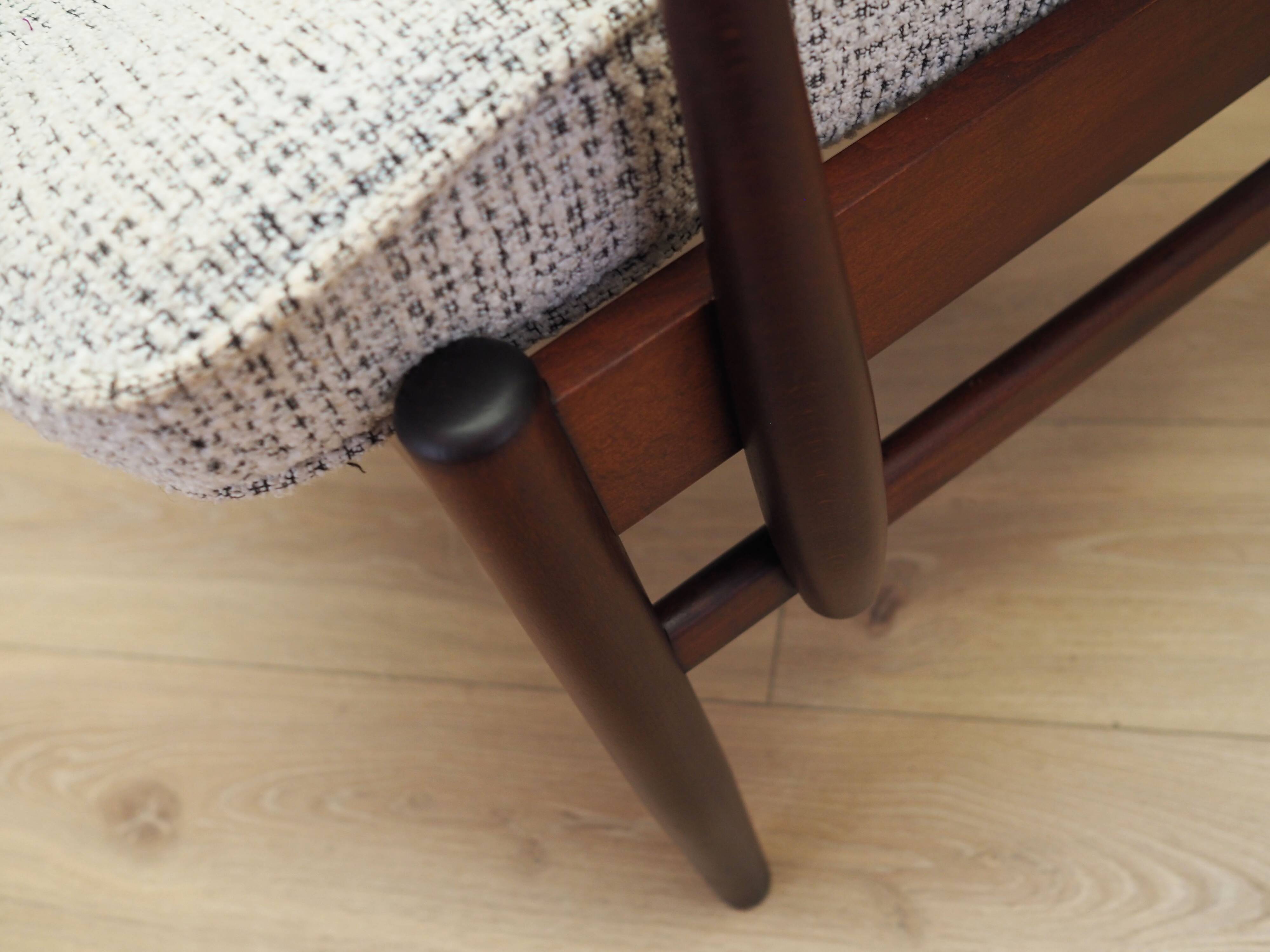 Fauteuil en hêtre, design danois, années 1970, fabrication : Farstrup Møbler