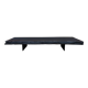 Table basse en bois brûlé Wabi sabi