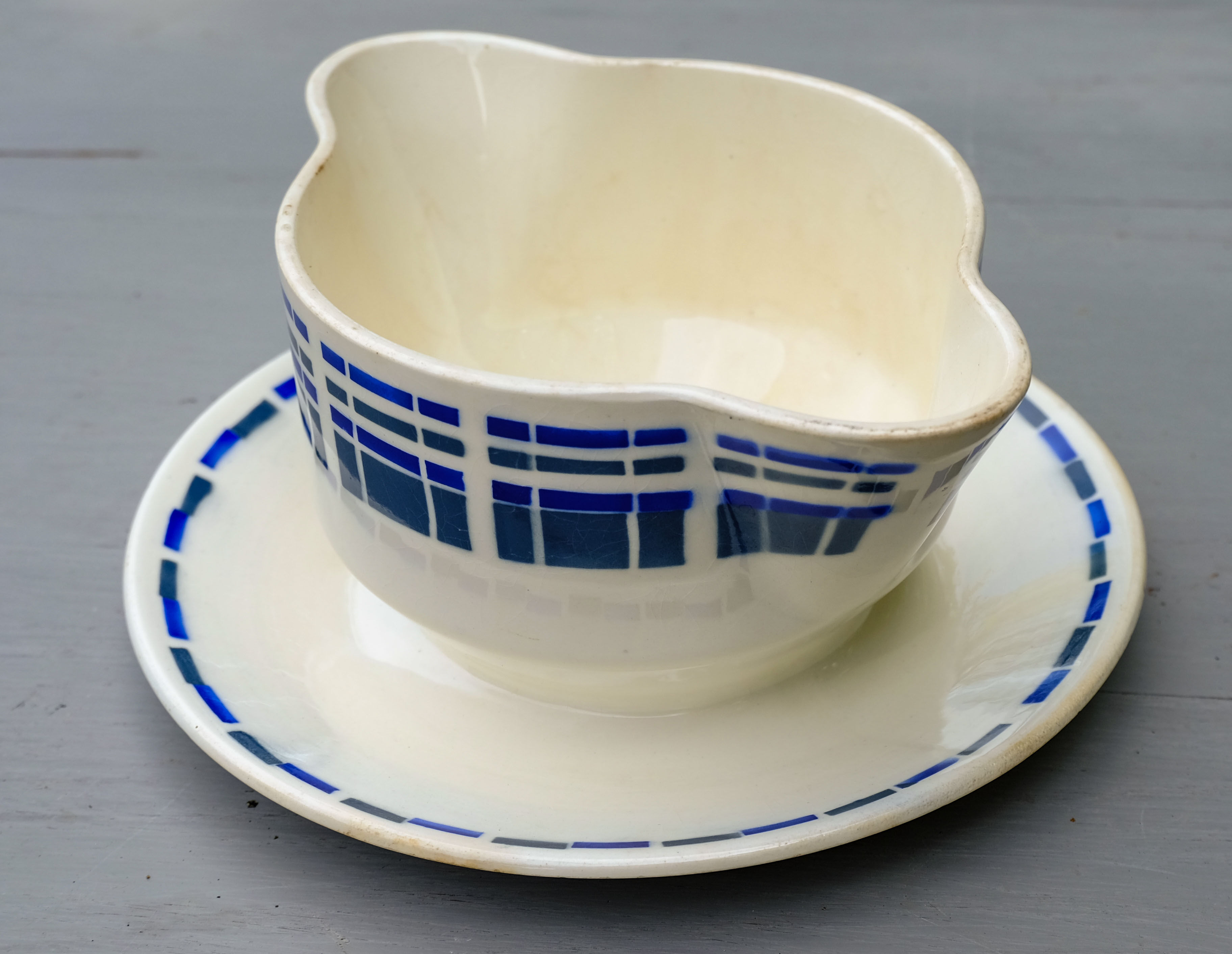 Saucière faïence badonvillier
