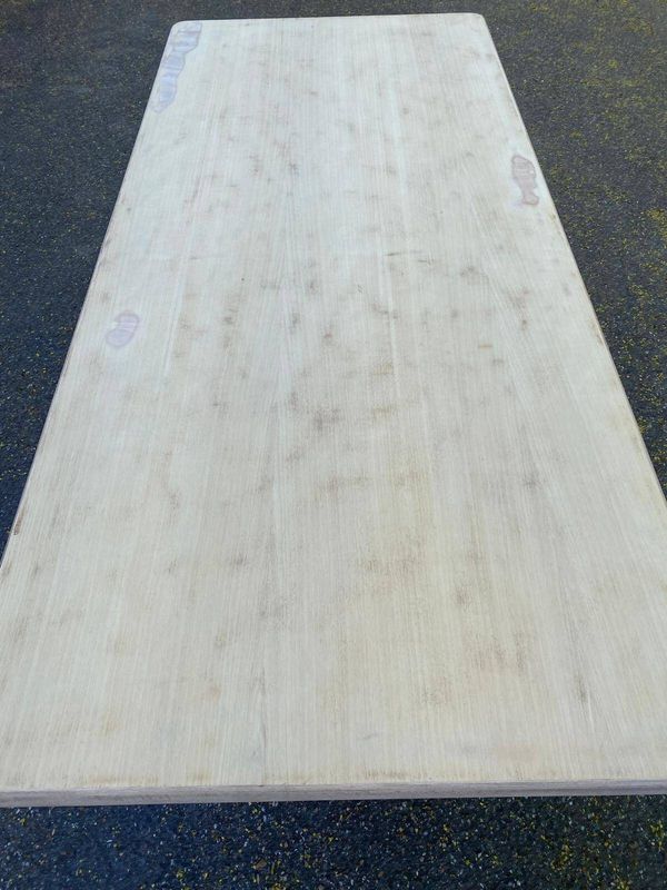 Table à manger de monastère rénovée en frêne 180cm