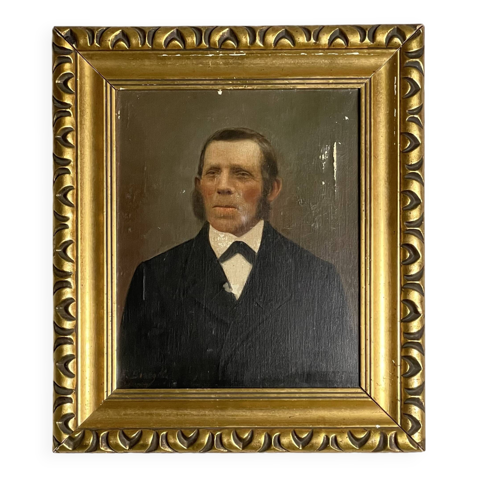 Portrait, 19th-Century, Oil on Canvas