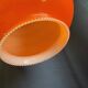 Vintage orange opaline pendant light – 70s retro chandelier