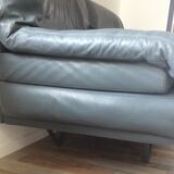 Cornelius de Durlet sofa in grey leather