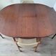 Table and its 6 vintage elm chairs, Scandinavian design furniture.