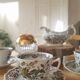 6 tasses porcelaine anglaise et soucoupes