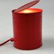 Vintage Red Tin Can Lamp, Ad Van Berlo, Vrieland Design, 1980s