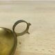 Vintage brass cellar rat candle holder