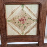 Old "art-deco" teak bench