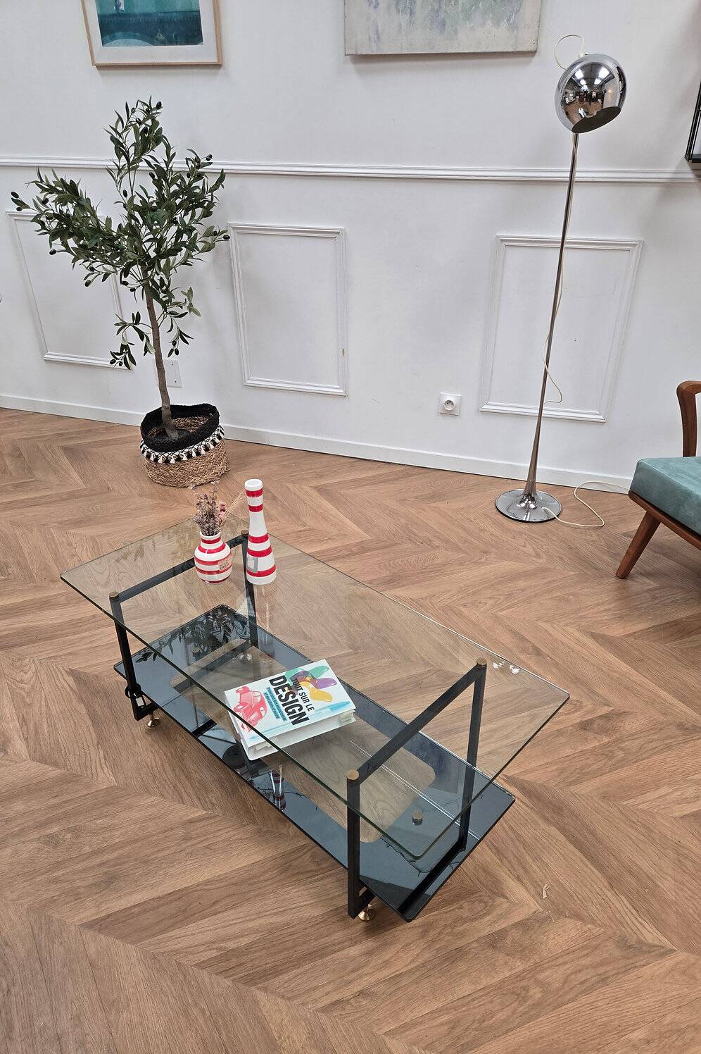 Rectangular coffee table