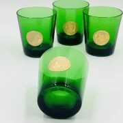 Lot de 4 verres publicitaires Byrrh & Dubonnet