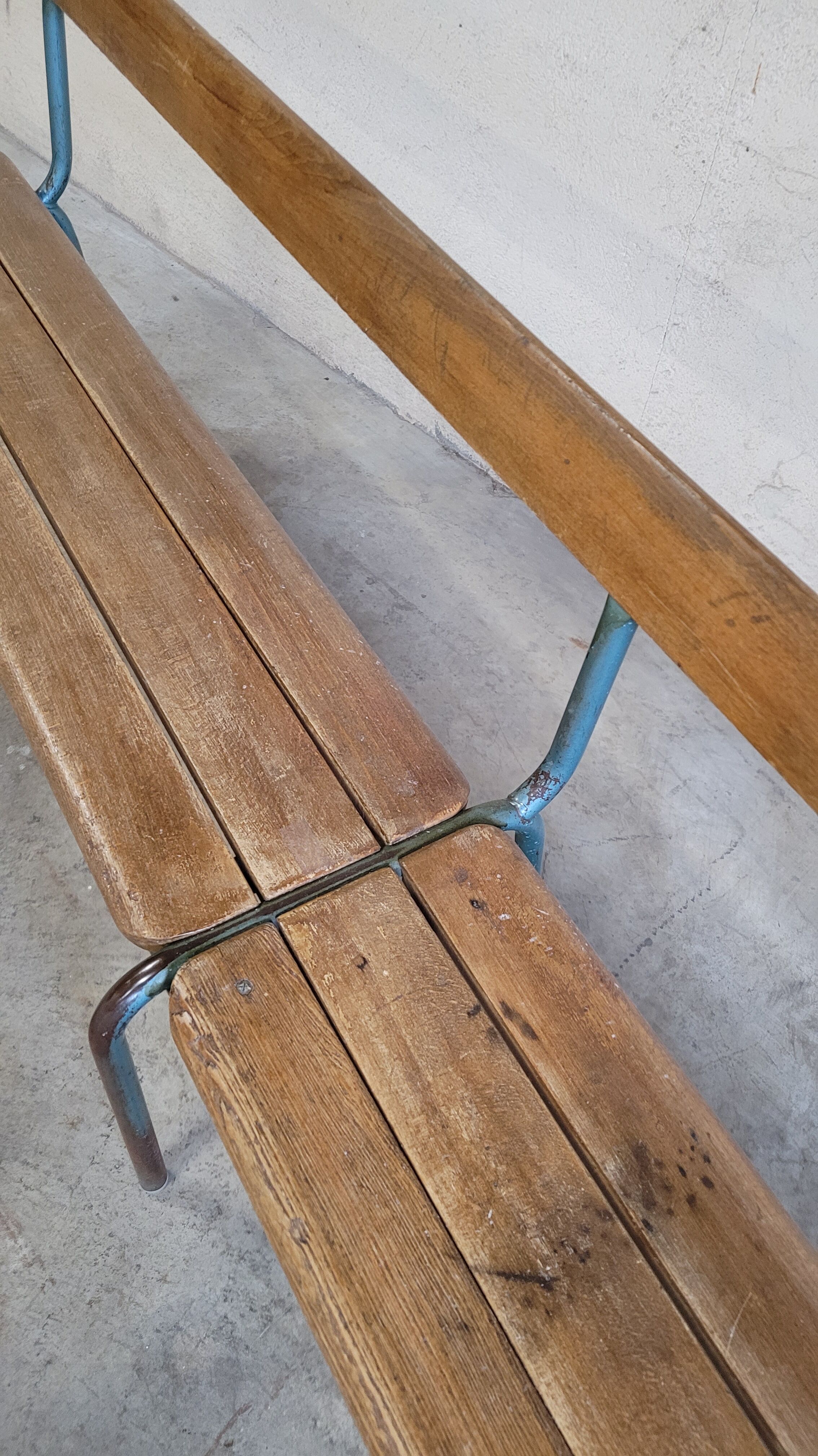 Kindergarten bench for children manufactured 1950