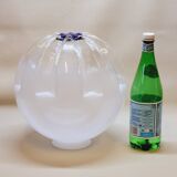 Globe Boule Pour Suspension Ou Lampe Lampadaire Vintage Mazzega Italie 1970 30cm