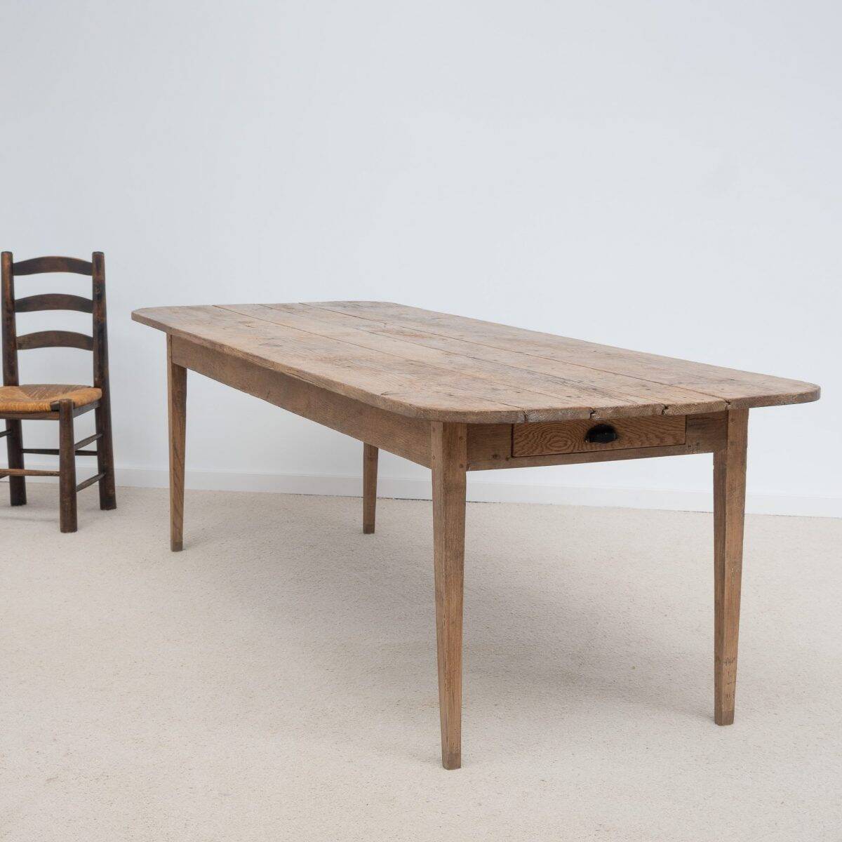 Antique oak farmhouse table – 19th century