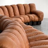 Sofa DS-600 de, Ueli Berger, Eleonore Peduzzi-Riva, Heinz Ulrich, Klaus Vogt for De Sede 1972