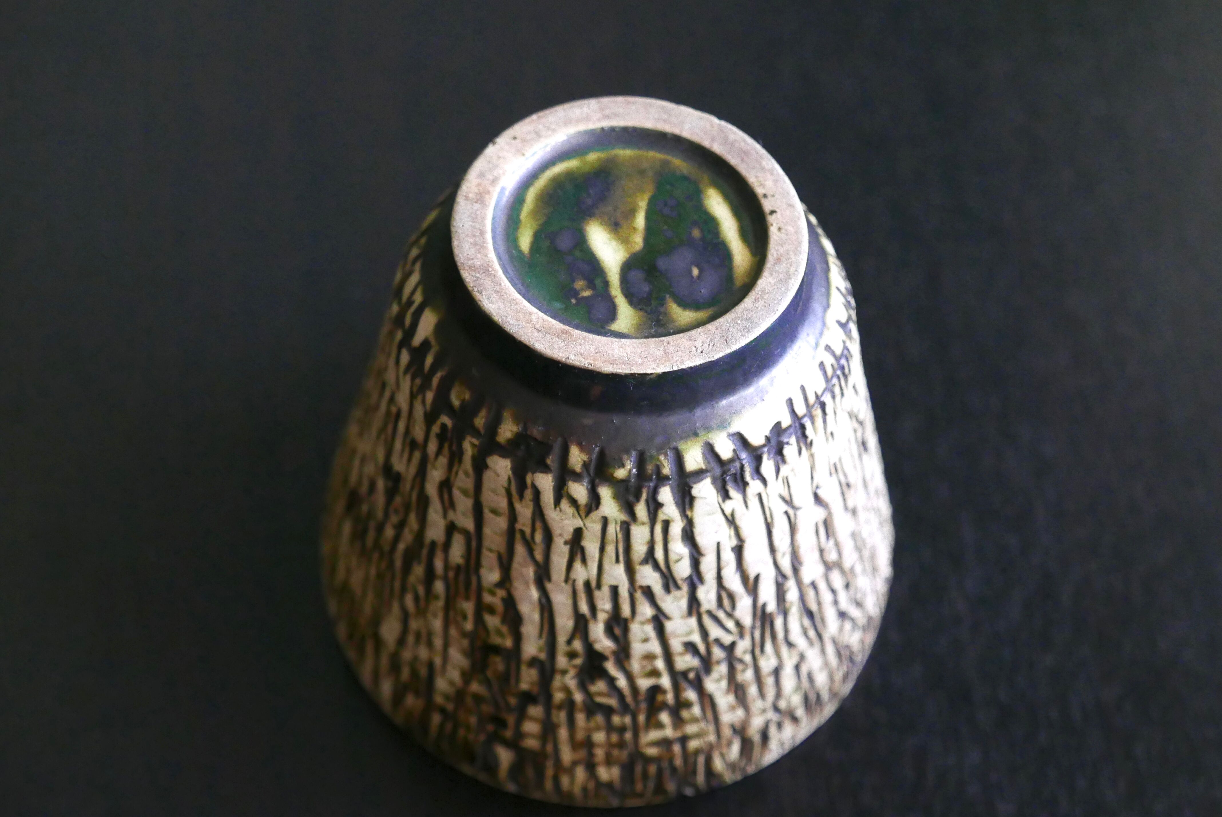 Ceramic flower pot, 1950s