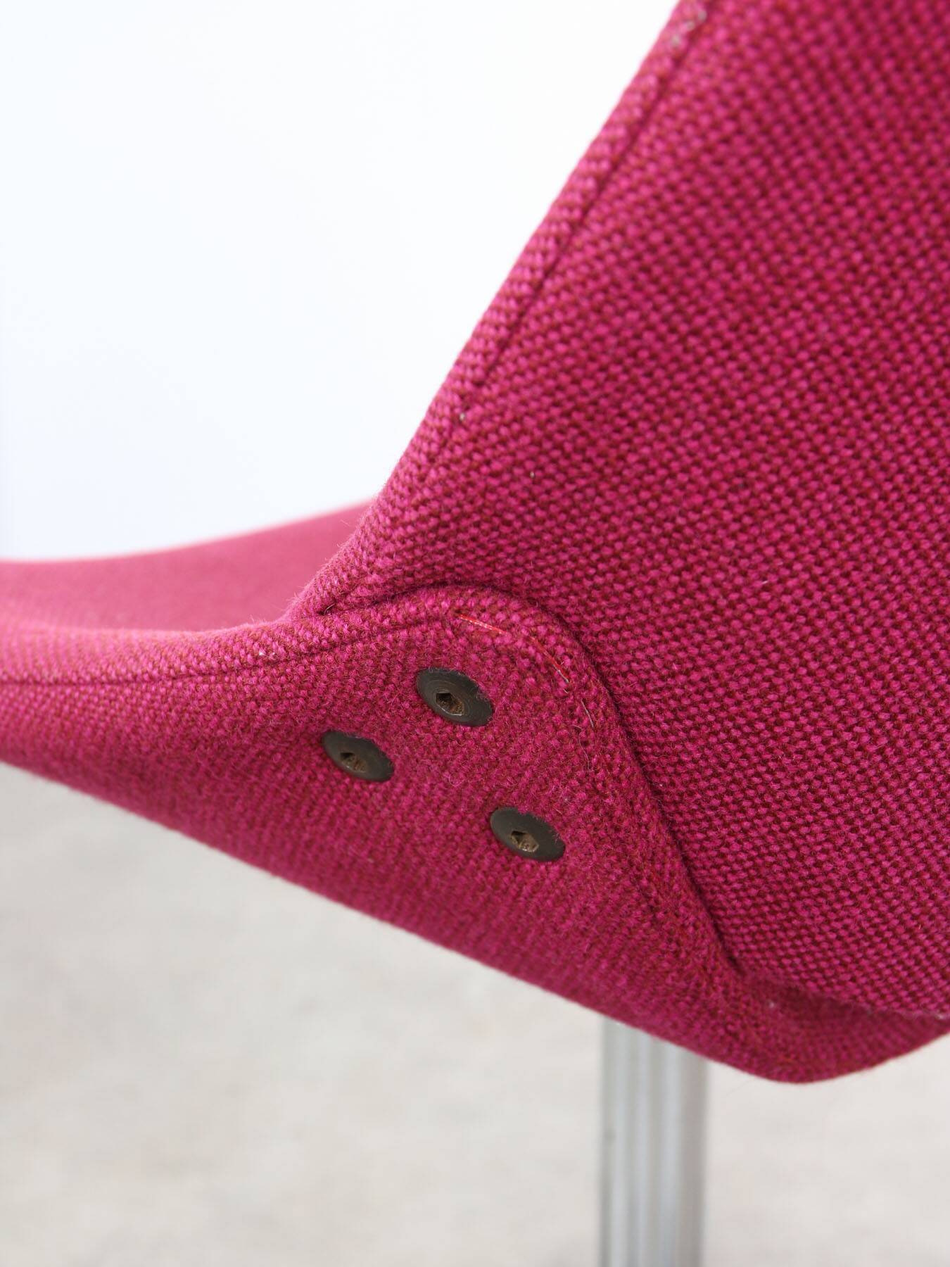 Pink Shell Swivel Chair by Niko Kralj for Stol Kamnik, 1970s