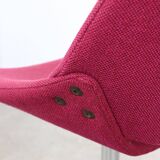 Pink Shell Swivel Chair by Niko Kralj for Stol Kamnik, 1970s