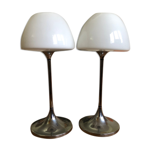 lot de 2 lampes vintage