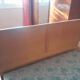 Lit vintage en bois 120 cm – années 50/60 – esprit moderniste