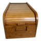Wooden box rolling curtain dovetails