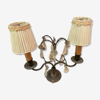 Double torch lamp lampshade
