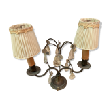 Double torch lamp lampshade