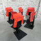 Ensemble de 6 chaises pliantes, sièges de cinéma