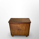 Buffet/crédence Art déco italien en noyer, années 1940
