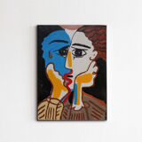 Reproduction of Picasso acrylic canvas Les Amants