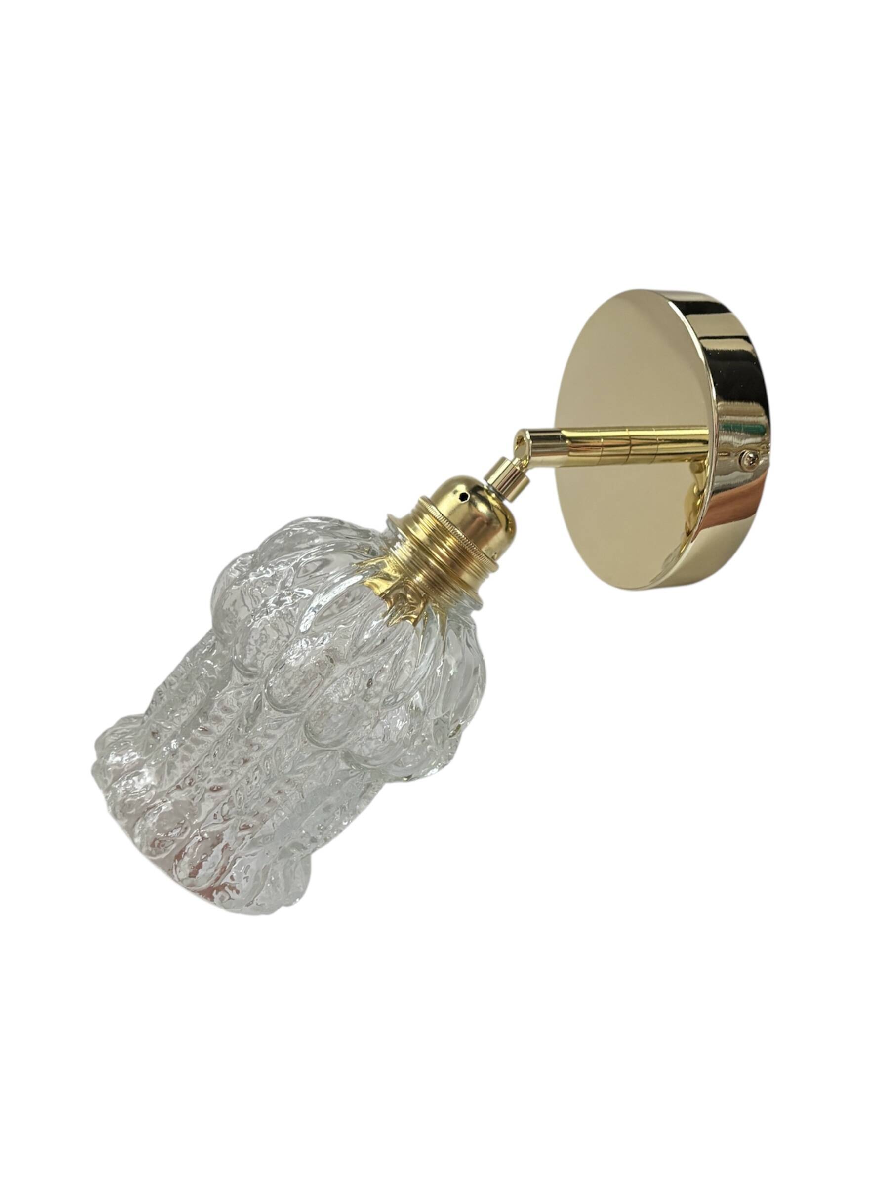 Applique murale dorée