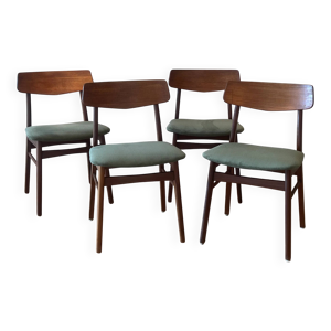Suite de 4 chaises scandinaves