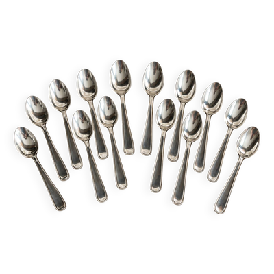 Coffret Christofle 12 cuillères à moka en métal argenté