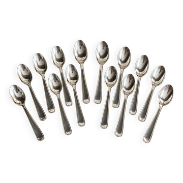 Coffret Christofle 12 cuillères à moka en métal argenté
