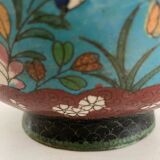 Cache-pot ancien en cloisonné, Japon, XIXe